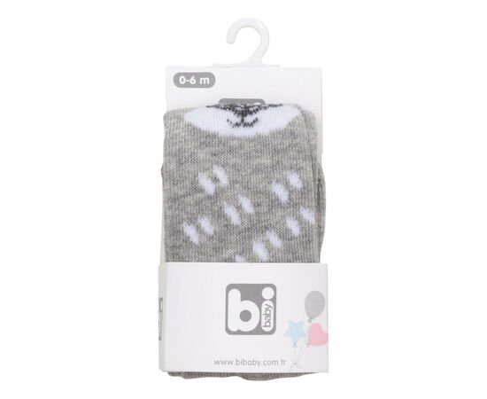 Колготки Bibaby с мишкой (68312-68-gray)