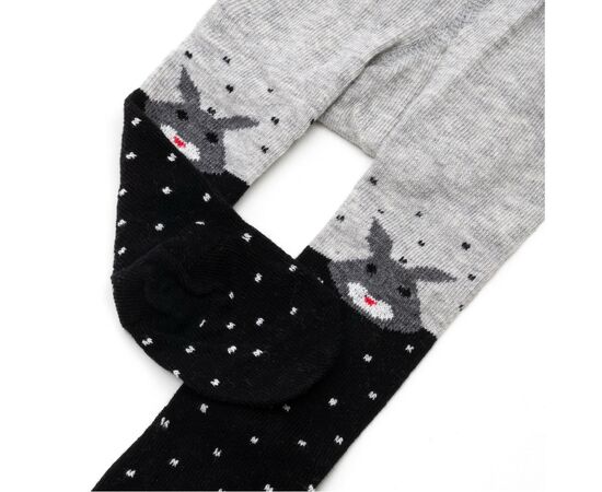 Колготки Bibaby с зайчиком (68312-68-grayblack), изображение 2