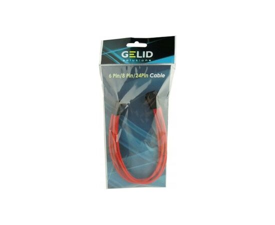 Кабель Gelid Solutions 6-pin PCI-E, 30см червоний (CA-6P-04), изображение 4 Кабель Gelid Solutions 6-pin PCI-E, 30см червоний (CA-6P-04), изображение 4