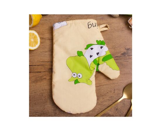 Кухонная прихватка MirSon Набор №7007 бязь прихватка 17х17 см + перчатка-прихватка 27х17 см (2200006772743), изображение 3 Кухонная прихватка MirSon Набор №7007 бязь прихватка 17х17 см + перчатка-прихватка 27х17 см (2200006772743), изображение 3