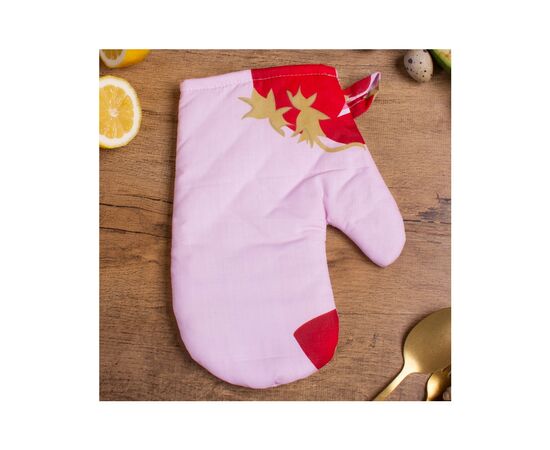 Кухонна прихватка MirSon Набір №7008 бязь прихватка 17х17 см + рукавичка-прихватка 27х17 см (2200006772750), зображення 3 Кухонна прихватка MirSon Набір №7008 бязь прихватка 17х17 см + рукавичка-прихватка 27х17 см (2200006772750), зображення 3