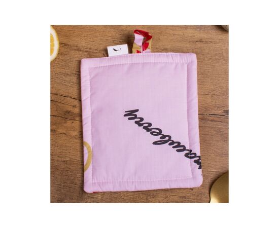 Кухонна прихватка MirSon Набір №7008 бязь прихватка 17х17 см + рукавичка-прихватка 27х17 см (2200006772750), зображення 4 Кухонна прихватка MirSon Набір №7008 бязь прихватка 17х17 см + рукавичка-прихватка 27х17 см (2200006772750), зображення 4