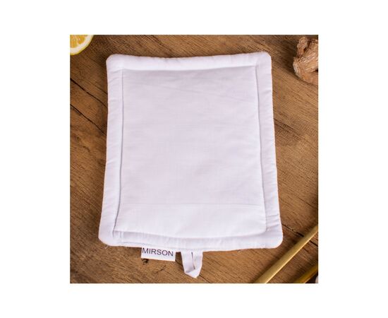 Кухонна прихватка MirSon Бязь 11-2107 White (2200006753261), зображення 2 Кухонна прихватка MirSon Бязь 11-2107 White (2200006753261), зображення 2