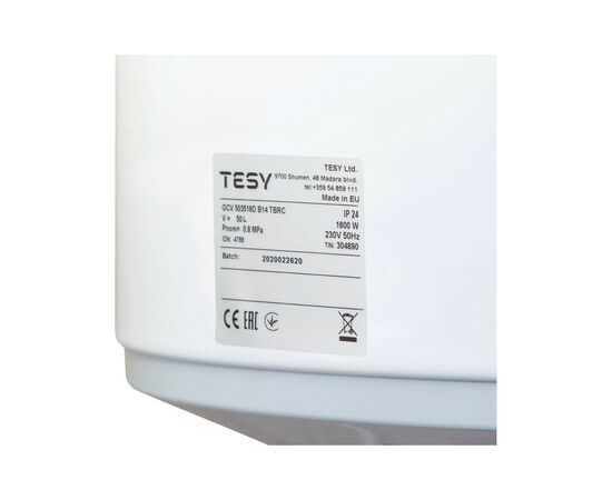 Бойлер Tesy 304890, изображение 5 Бойлер Tesy 304890, изображение 5