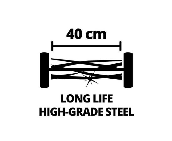 Газонокосилка Einhell GC-HM 400, 40 см, 13-37 мм, 27 л, 7.5 кг (3414129), изображение 9 Газонокосилка Einhell GC-HM 400, 40 см, 13-37 мм, 27 л, 7.5 кг (3414129), изображение 9