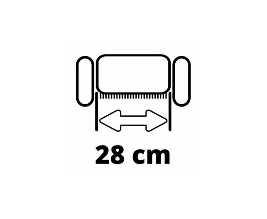 Аэратор Einhell скарификатор GC-SC 18/28 Li-Solo, 18 В, 28 см, ножи 12 шт, 6.65 кг (без АКБ и ЗУ) (3420604), изображение 5 Аэратор Einhell скарификатор GC-SC 18/28 Li-Solo, 18 В, 28 см, ножи 12 шт, 6.65 кг (без АКБ и ЗУ) (3420604), изображение 5