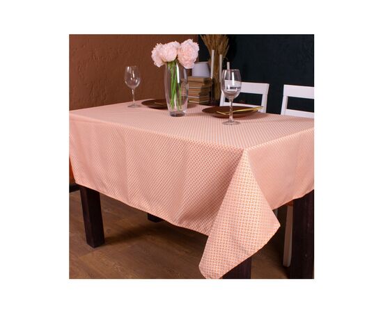 Скатертина MirSon Жакард №302 Jacquard Orange 200x280 см (2200006739272)