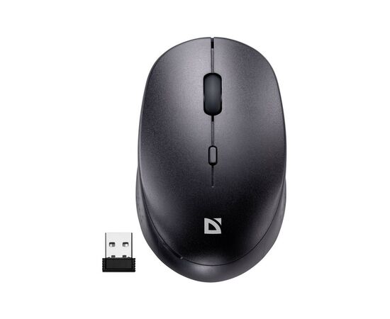 Мышка Defender Auris MB-027 Silent Wireless Black (52027)