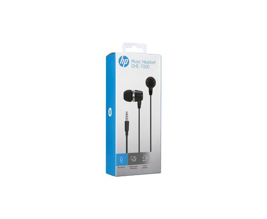 Наушники HP DHE-7000 Black (DHE-7000BK), изображение 4 Наушники HP DHE-7000 Black (DHE-7000BK), изображение 4