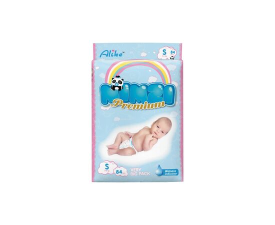 Подгузники Mimzi S 3-6 кг 84 шт. (MDS84) (4820209800067)