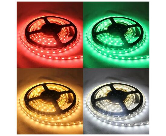 Светодиодная лента LED-STIL RGB+CCT 24 Вт/м 5050 60 діодів IP33 24 Вольта 180 lm кольорова (DFP5050RGBWW-60P-IP20-24V-CCT), изображение 10 Светодиодная лента LED-STIL RGB+CCT 24 Вт/м 5050 60 діодів IP33 24 Вольта 180 lm кольорова (DFP5050RGBWW-60P-IP20-24V-CCT), изображение 10