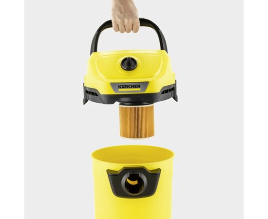 Пылесос строительный Karcher WD 3 V-19/6/20 1000 Вт, 19л, 6м, 4.780 кг (1.628-123.0), изображение 4 Пылесос строительный Karcher WD 3 V-19/6/20 1000 Вт, 19л, 6м, 4.780 кг (1.628-123.0), изображение 4