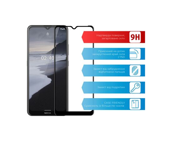 Скло захисне ACCLAB Full Glue Nokia 2.4 (1283126510793), зображення 2 Скло захисне ACCLAB Full Glue Nokia 2.4 (1283126510793), зображення 2