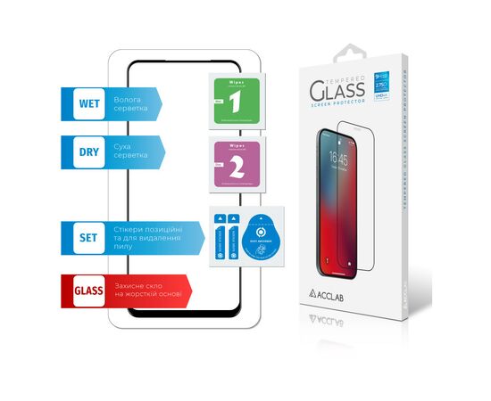 Скло захисне ACCLAB Full Glue Oppo A52 (1283126508363), зображення 6 Скло захисне ACCLAB Full Glue Oppo A52 (1283126508363), зображення 6