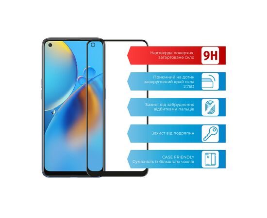 Скло захисне ACCLAB Full Glue Oppo A74 (1283126512667), зображення 2 Скло захисне ACCLAB Full Glue Oppo A74 (1283126512667), зображення 2