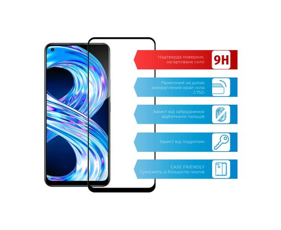 Скло захисне ACCLAB Full Glue Realme 8 (1283126523205), зображення 3 Скло захисне ACCLAB Full Glue Realme 8 (1283126523205), зображення 3