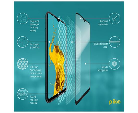 Стекло защитное Piko Full Glue RealMe C11 2021 (1283126512810), изображение 3 Стекло защитное Piko Full Glue RealMe C11 2021 (1283126512810), изображение 3