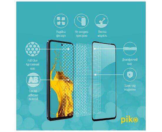 Стекло защитное Piko Full Glue Tecno Camon 18 Premier (1283126529214), изображение 4 Стекло защитное Piko Full Glue Tecno Camon 18 Premier (1283126529214), изображение 4