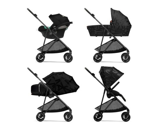 Коляска Cybex Коляска Melio Real Black (з бампером) (522002631), изображение 8 Коляска Cybex Коляска Melio Real Black (з бампером) (522002631), изображение 8