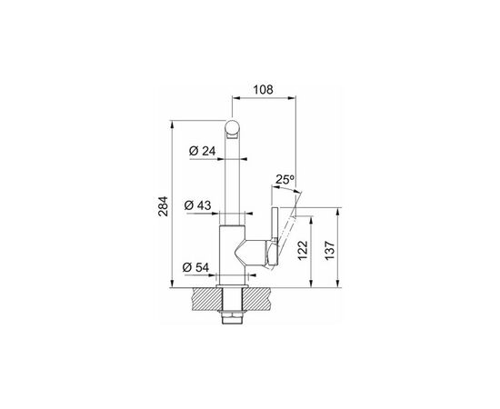Смеситель Franke Lina L Shape (115.0693.230), изображение 3 Смеситель Franke Lina L Shape (115.0693.230), изображение 3