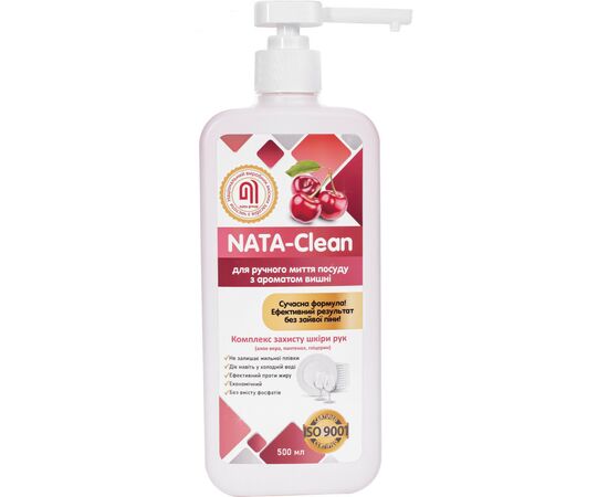 Средство для ручного мытья посуды Nata Group Nata-Clean С ароматом вишни 500 мл (4823112600984)