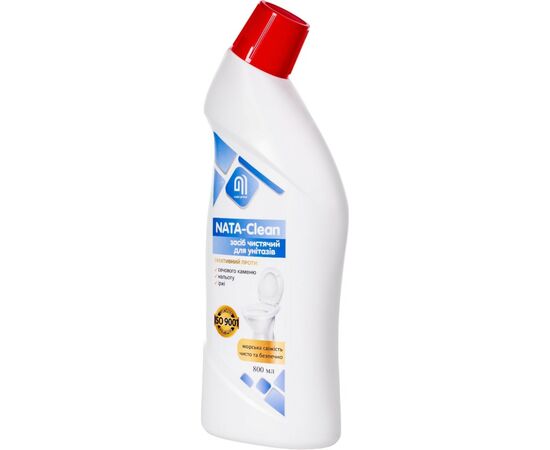 Средство для чистки унитаза Nata Group Nata-Clean 800 мл (4823112600885), изображение 2 Средство для чистки унитаза Nata Group Nata-Clean 800 мл (4823112600885), изображение 2