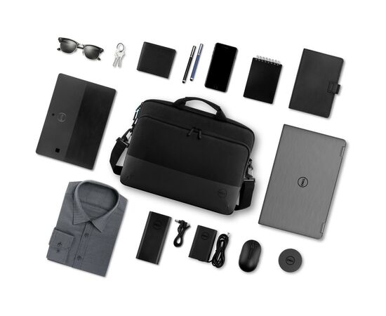 Сумка для ноутбука Dell 15" Pro Slim Briefcase PO1520CS (460-BCMK-2211ITS), изображение 8 Сумка для ноутбука Dell 15" Pro Slim Briefcase PO1520CS (460-BCMK-2211ITS), изображение 8