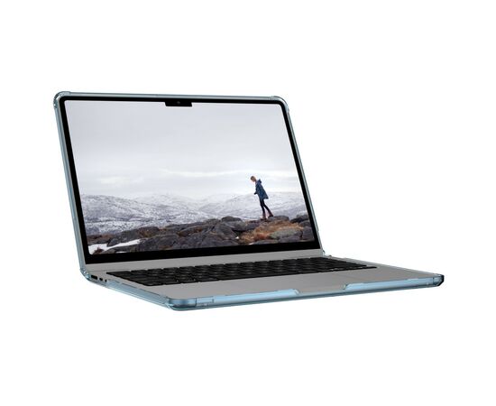 Чохол до ноутбука Uag 13" Apple MacBook AIR 2022 Lucent, Cerulean (134008115858), зображення 3 Чохол до ноутбука Uag 13" Apple MacBook AIR 2022 Lucent, Cerulean (134008115858), зображення 3