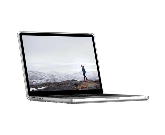 Чехол для ноутбука Uag 14" Apple MacBook Pro 14" 2020-2022 Lucent, Ice/Black (134001114340), изображение 2 Чехол для ноутбука Uag 14" Apple MacBook Pro 14" 2020-2022 Lucent, Ice/Black (134001114340), изображение 2