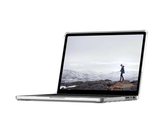 Чехол для ноутбука Uag 14" Apple MacBook Pro 14" 2020-2022 Lucent, Ice/Black (134001114340), изображение 3 Чехол для ноутбука Uag 14" Apple MacBook Pro 14" 2020-2022 Lucent, Ice/Black (134001114340), изображение 3