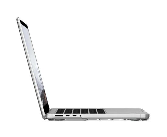 Чехол для ноутбука Uag 14" Apple MacBook Pro 14" 2020-2022 Lucent, Ice/Black (134001114340), изображение 7 Чехол для ноутбука Uag 14" Apple MacBook Pro 14" 2020-2022 Lucent, Ice/Black (134001114340), изображение 7