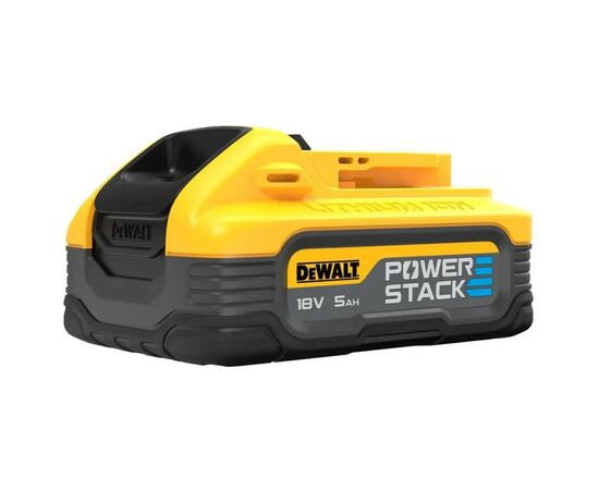 Аккумулятор к электроинструменту DeWALT 18 В XR Li-lon PowerStack 5Ah (DCBP518), изображение 2 Аккумулятор к электроинструменту DeWALT 18 В XR Li-lon PowerStack 5Ah (DCBP518), изображение 2