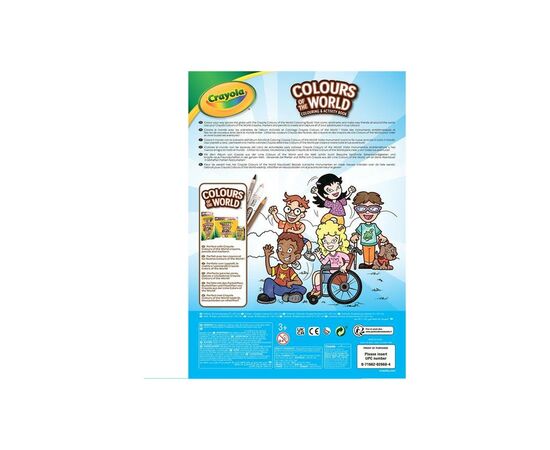 Набор для творчества Crayola Colours of the World Раскраска, 48 страниц (04-2668), изображение 2 Набор для творчества Crayola Colours of the World Раскраска, 48 страниц (04-2668), изображение 2