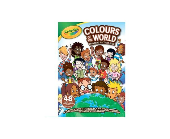 Набір для творчості Crayola Colours of the World Розмальовка, 48 сторінок (04-2668)