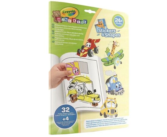 Набор для творчества Crayola Mini Kids Раскраска Транспорт 32 ст. (25-6938)