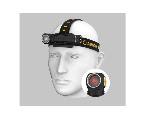 Фонарь Armytek Wizard C2 WR Marnet USB Red/White (F06901C), изображение 2 Фонарь Armytek Wizard C2 WR Marnet USB Red/White (F06901C), изображение 2