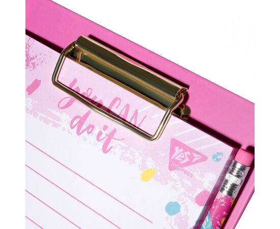 Бумага для заметок Yes To Do Hotch Potch, клипборд с магнитом, карандаш, блок 52 листа (170260), изображение 3