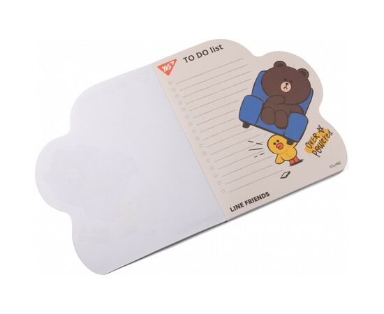 Бумага для заметок Yes To Do Line Friends boy планшет с магнитом, блок 52 листа (170325), изображение 2 Бумага для заметок Yes To Do Line Friends boy планшет с магнитом, блок 52 листа (170325), изображение 2