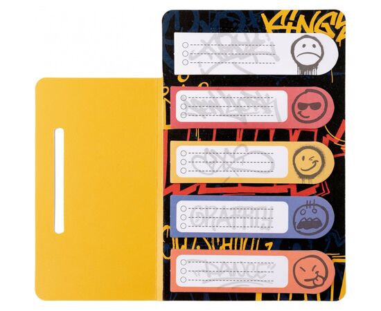 Папір для нотаток Yes із липким шаром Melt Smile у наборі 100 аркушів (5 х 20) (170393), зображення 2 Папір для нотаток Yes із липким шаром Melt Smile у наборі 100 аркушів (5 х 20) (170393), зображення 2