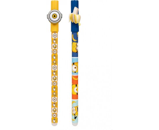 Ручка гелевая Yes пиши-стирай Minions 0,5 мм, синяя в ассортименте (420401), изображение 2