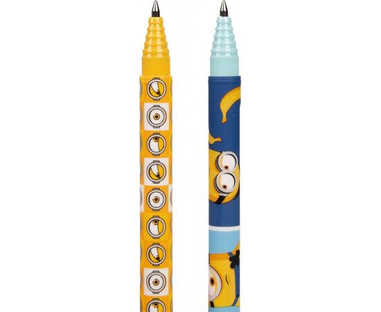 Ручка гелевая Yes пиши-стирай Minions 0,5 мм, синяя в ассортименте (420401), изображение 4