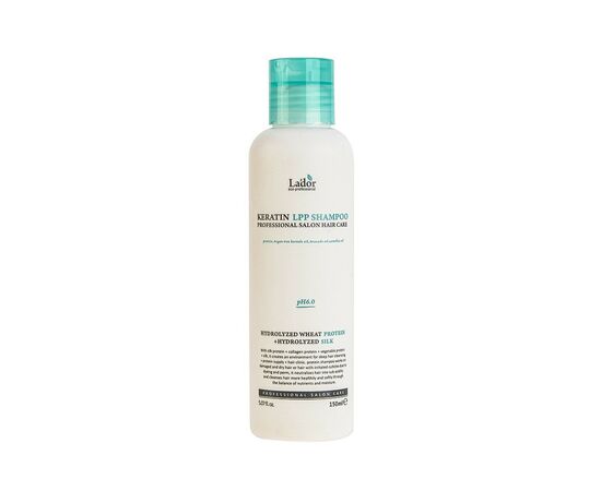 Шампунь La'dor Keratin LPP Shampoo Кератиновый безсульфатный 150 мл (8809500811015)
