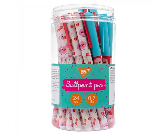 Ручка кулькова Yes Fancy синя (411944), зображення 3