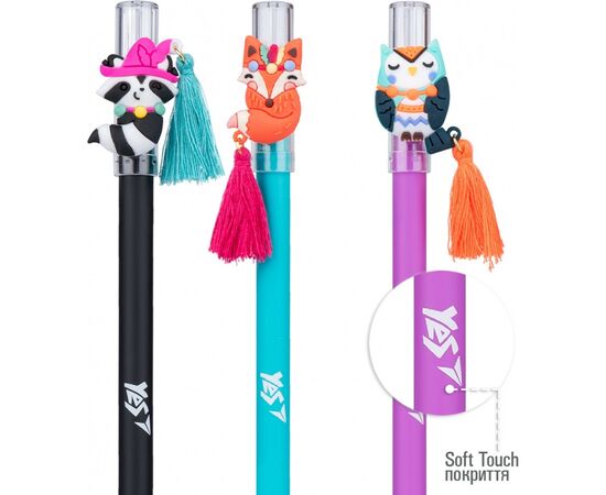 Ручка шариковая Yes Forest Friends 0,7 мм синяя (412073), изображение 4 Ручка шариковая Yes Forest Friends 0,7 мм синяя (412073), изображение 4