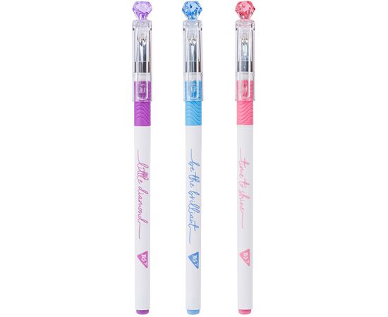 Ручка шариковая Yes Little diamond 0,7 мм синяя (412072), изображение 2 Ручка шариковая Yes Little diamond 0,7 мм синяя (412072), изображение 2