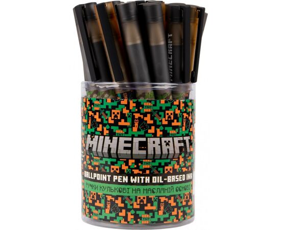 Ручка шариковая Yes Minecraft 0,7 мм синяя (412148), изображение 4 Ручка шариковая Yes Minecraft 0,7 мм синяя (412148), изображение 4