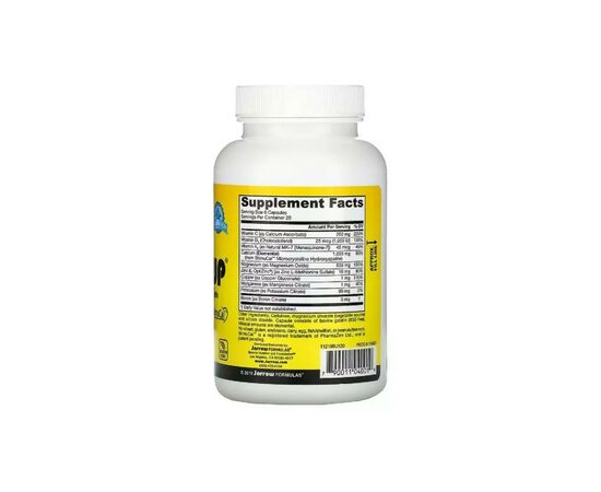 Витаминно-минеральный комплекс Jarrow Formulas Комплекс для здоровья костей, Bone-Up, 120 капсул (JRW-04001), изображение 2 Витаминно-минеральный комплекс Jarrow Formulas Комплекс для здоровья костей, Bone-Up, 120 капсул (JRW-04001), изображение 2