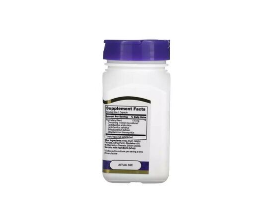 Витаминно-минеральный комплекс 21st Century Смесь Пробиотиков, Acidophilus, 100 капсул (CEN-21339), изображение 2 Витаминно-минеральный комплекс 21st Century Смесь Пробиотиков, Acidophilus, 100 капсул (CEN-21339), изображение 2
