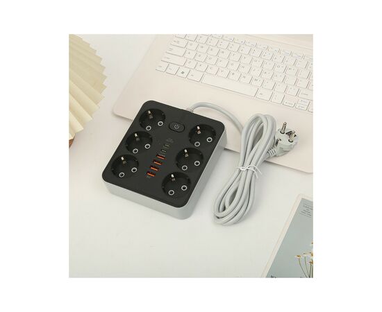 Сетевой фильтр питания XoKo XK-SP-6-4-2-BK, изображение 3 Сетевой фильтр питания XoKo XK-SP-6-4-2-BK, изображение 3