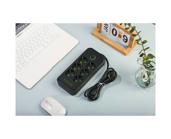 Сетевой фильтр питания XoKo XК-SP6-4-1-BK, изображение 3 Сетевой фильтр питания XoKo XК-SP6-4-1-BK, изображение 3